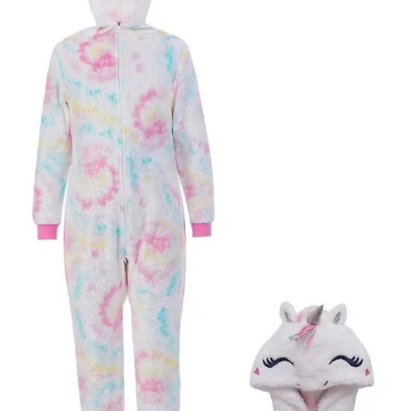 Other - Saint Eve Girls Unicorn Critter One Piece Hooded Blanket XS 5/6